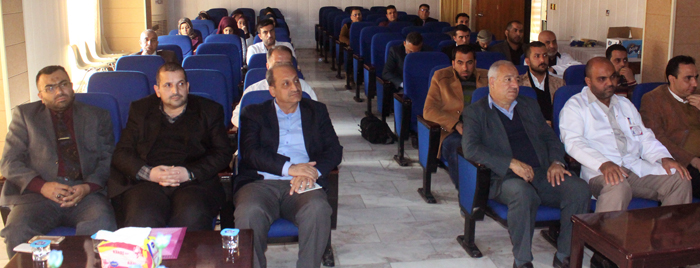 حضور السيد العميد مجلس تأبيني ... شعبة الأعلام 