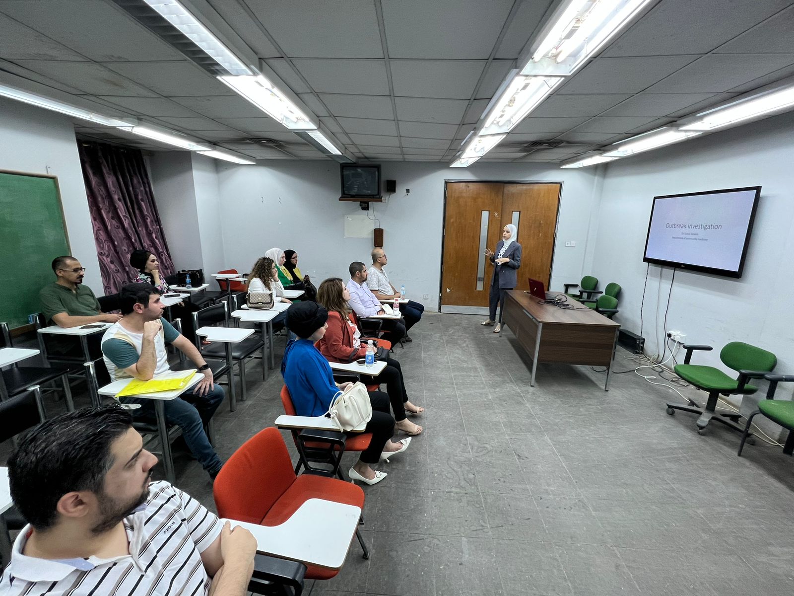 فرع طب الاسرة والمجتمع يقيم ندوة علمية حول التقصي الوبائي