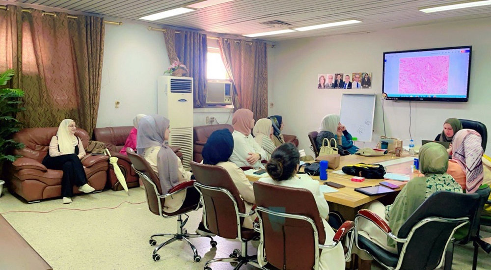 استمرار تدريب طلبة البورد العربي والعراقي في يوم الاربعاء الموافق 2024/5/22 