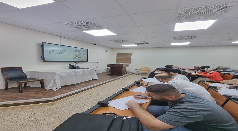 اجراء امتحان لطلاب المرحله السادسه من فرع النسائية في كلية طب النهرين