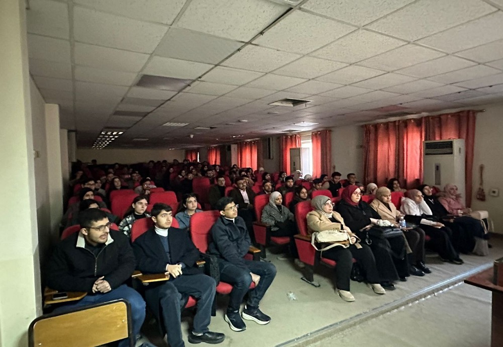إقامة محاضرة ارشادية لطلبة المرحلة الأولى بعنوان : (تعليمات انضباط الطلبة) في كلية الطب جامعة النهرين