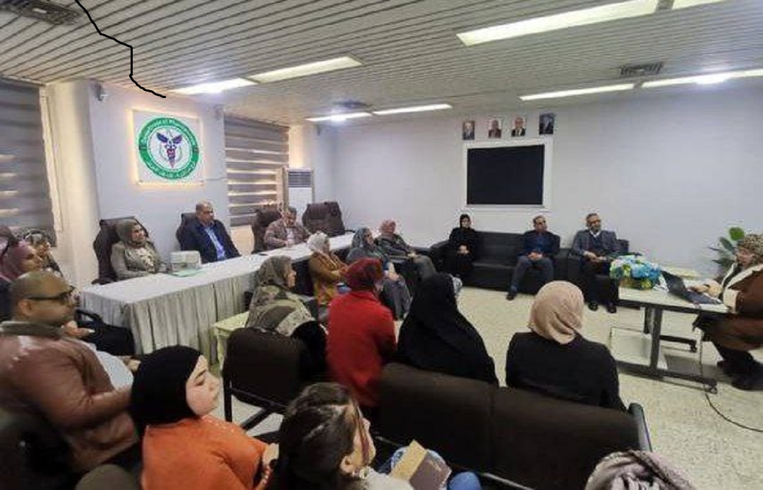 اقام فرع علم الادوية ورشة عمل حضورية بعنوان (التقنيات المختلفة لجمع عينات الدم من الحيوانات المختبرية)