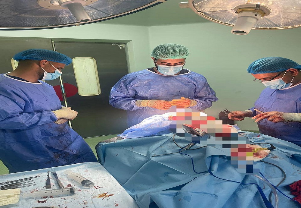 مدينة الامامين الكاظمين ع الطبية تجري عملية استئصال ورم سحائي لمريض يبلغ من العمر (٤٠) عام 