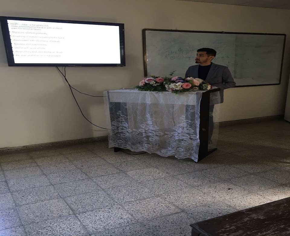 إلقاء المحاضرات والتدريب والاشراف على طلبة البورد العراقي المجلس العراقي للاختصاصات الطبية / علم الكيمياء المرضية 