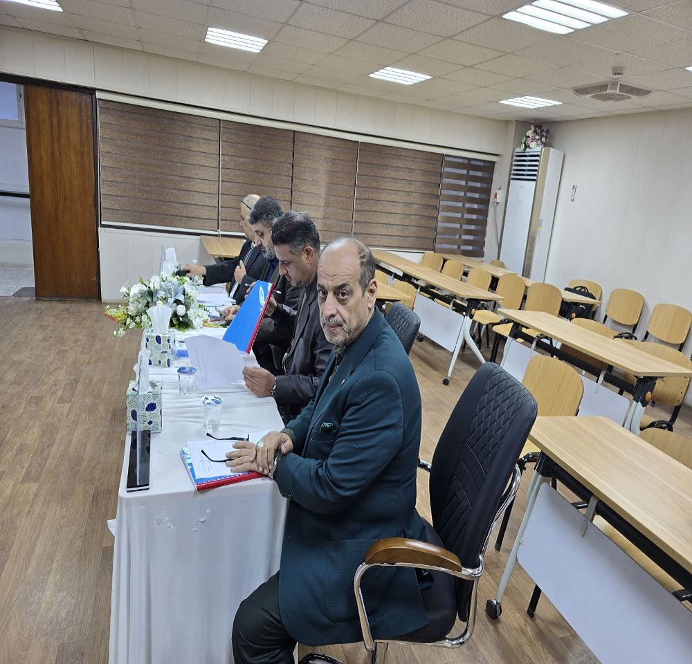 مناقشة بحوث البورد العراقي في المجلس العلمي العراقي تحت اشراف الاستاذ الدكتور عبد الامير جاسم الخفاجي