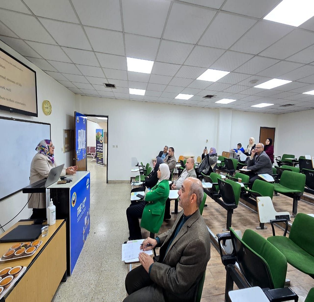 برعاية السيد عميد كلية الطب المحترم اجرت وحدة التعليم الطبي ورشة عمل بعنوان :  "الصحة النفسية للطلبة "