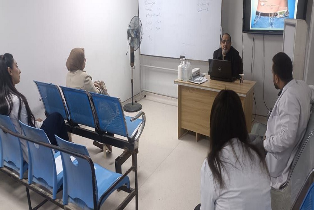 يقيم فرع طب الاطفال في كلية طب النهرين دورة تدريبية بعنوان ( updated topics in pediatric )