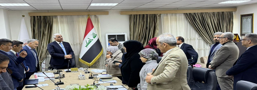 مجلس كلية الطب جامعة النهرين يكرم رؤوساء الفروع العلمية والسريرية المنتهية مدة تكليفهم