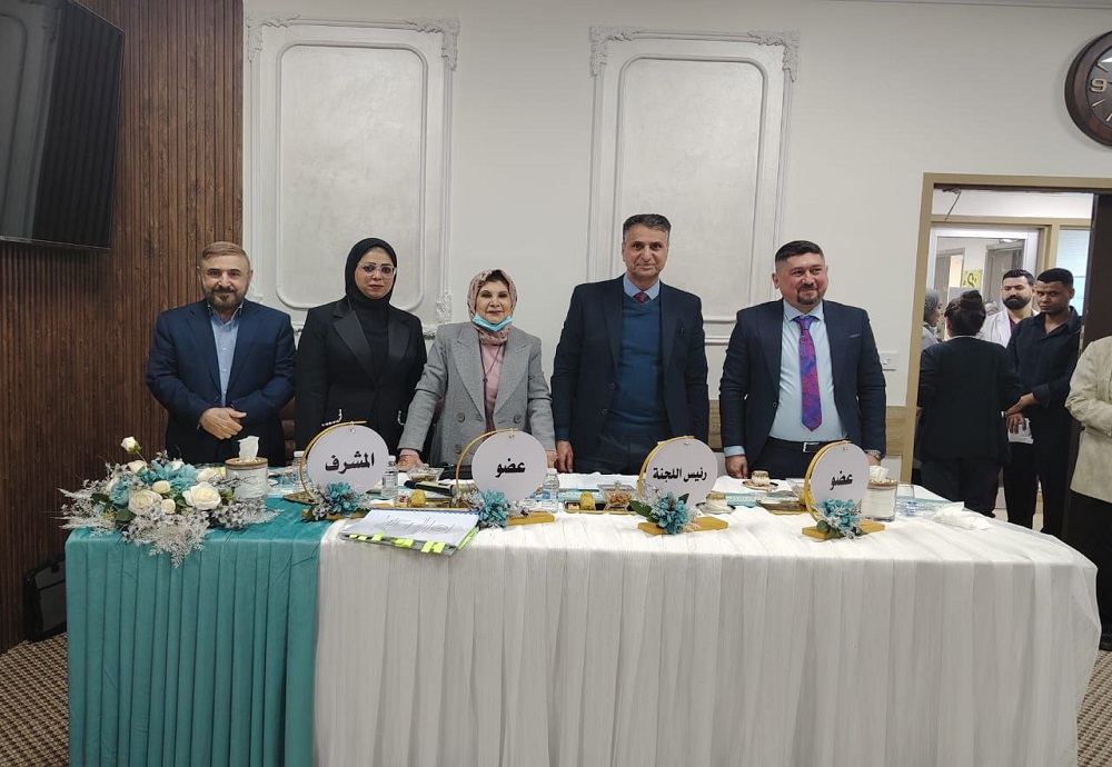 تدريسي في كلية طب النهرين يشارك في مناقشة أطروحة دكتوراه حول أمراض القلب الولادية لدى مرضى متلازمة داون