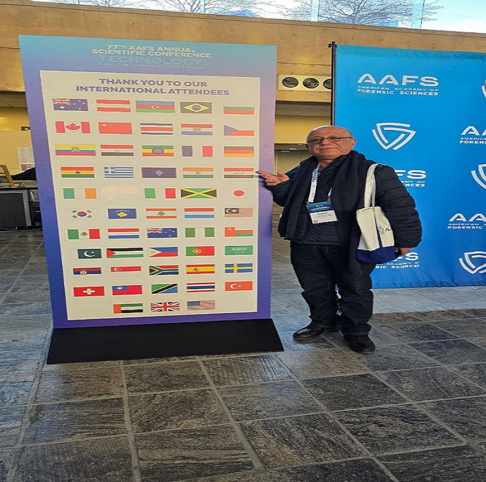 مشاركة فعّالة لكلية طب النهرين في المؤتمر العلمي السنوي السابع والسبعين للأكاديمية الأمريكية للعلوم العدلية