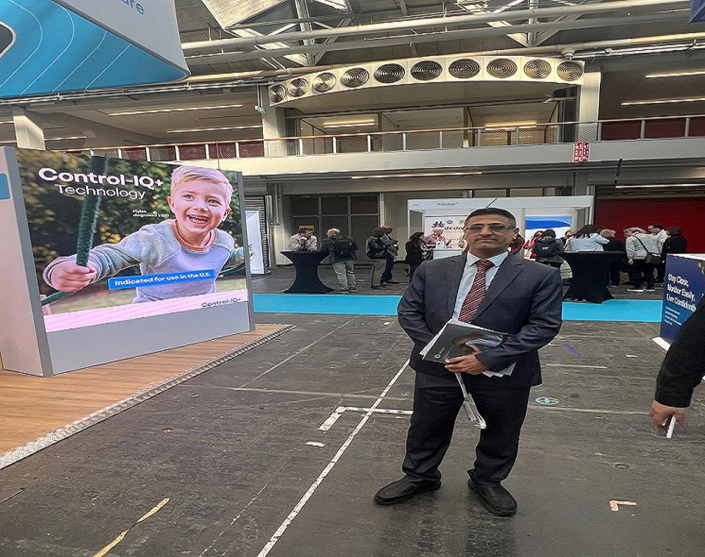 مشاركة علمية متميزة لكلية طب النهرين في مؤتمر عالمي حول أحدث تقنيات علاج السكري في أمستردام