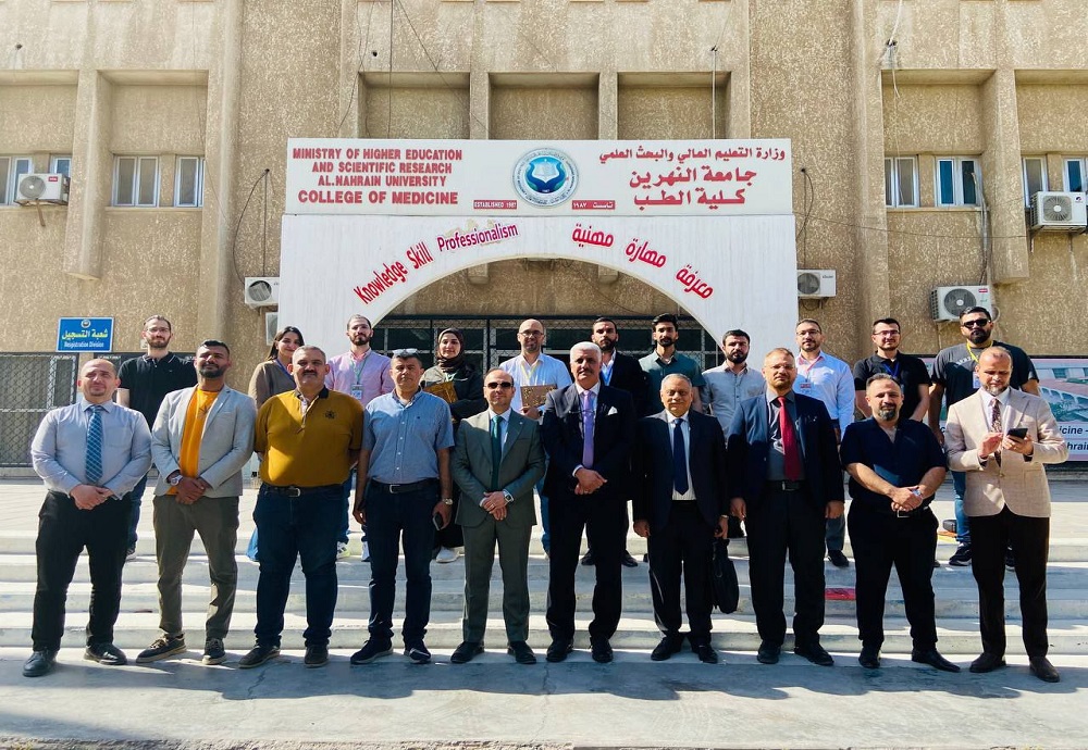 كلية الطب – جامعة النهرين تقيم الدورة العاشرة لبرنامج ATLS بالتعاون مع كلية الجراحيين الأمريكية
