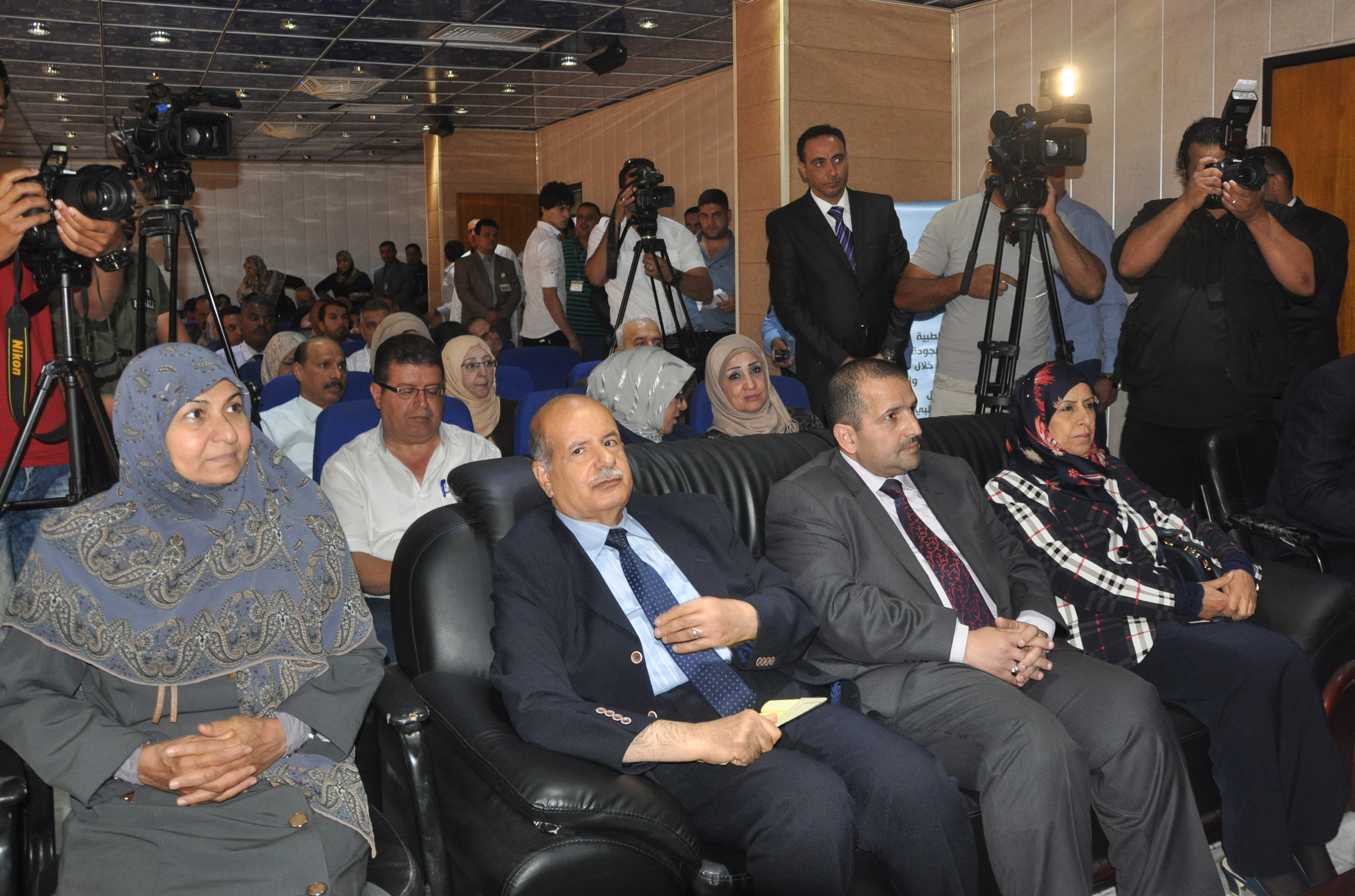 احتفالية مدينة الأمامين الكاظمين (ع) الطبية بمناسبة حصولهم على جائزة الأيزو العالمية ... اعلام وحدة الأعلام