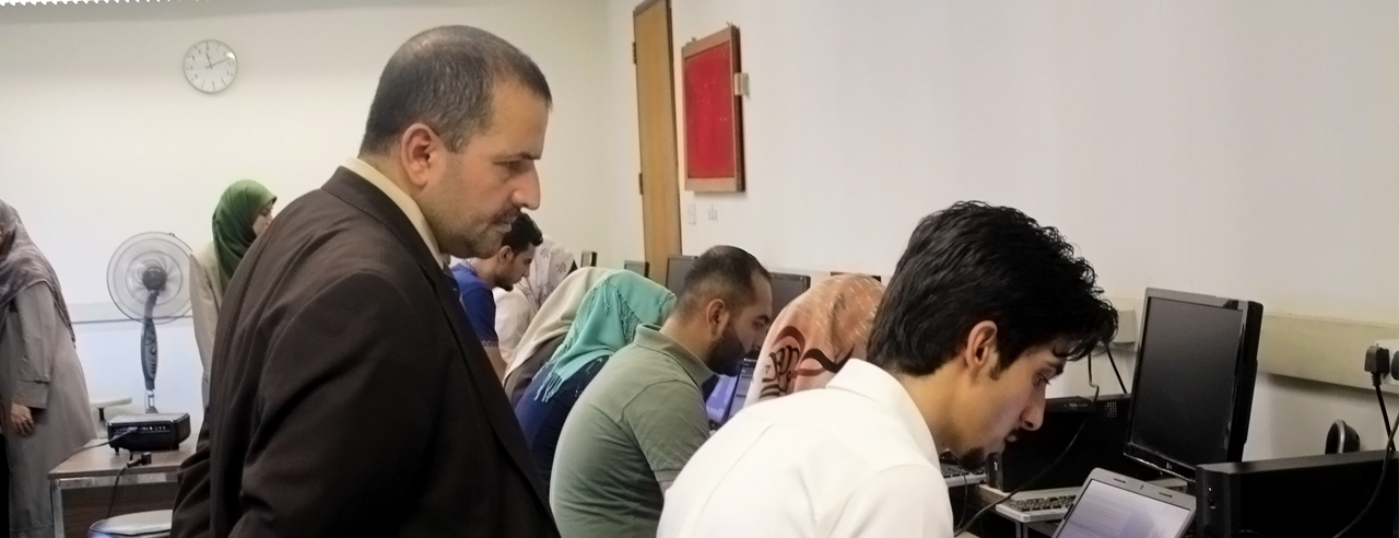  امتحان كفاءة الحاسوب واللغة الانكلیزیة للمتقدمین للدراسات العليا