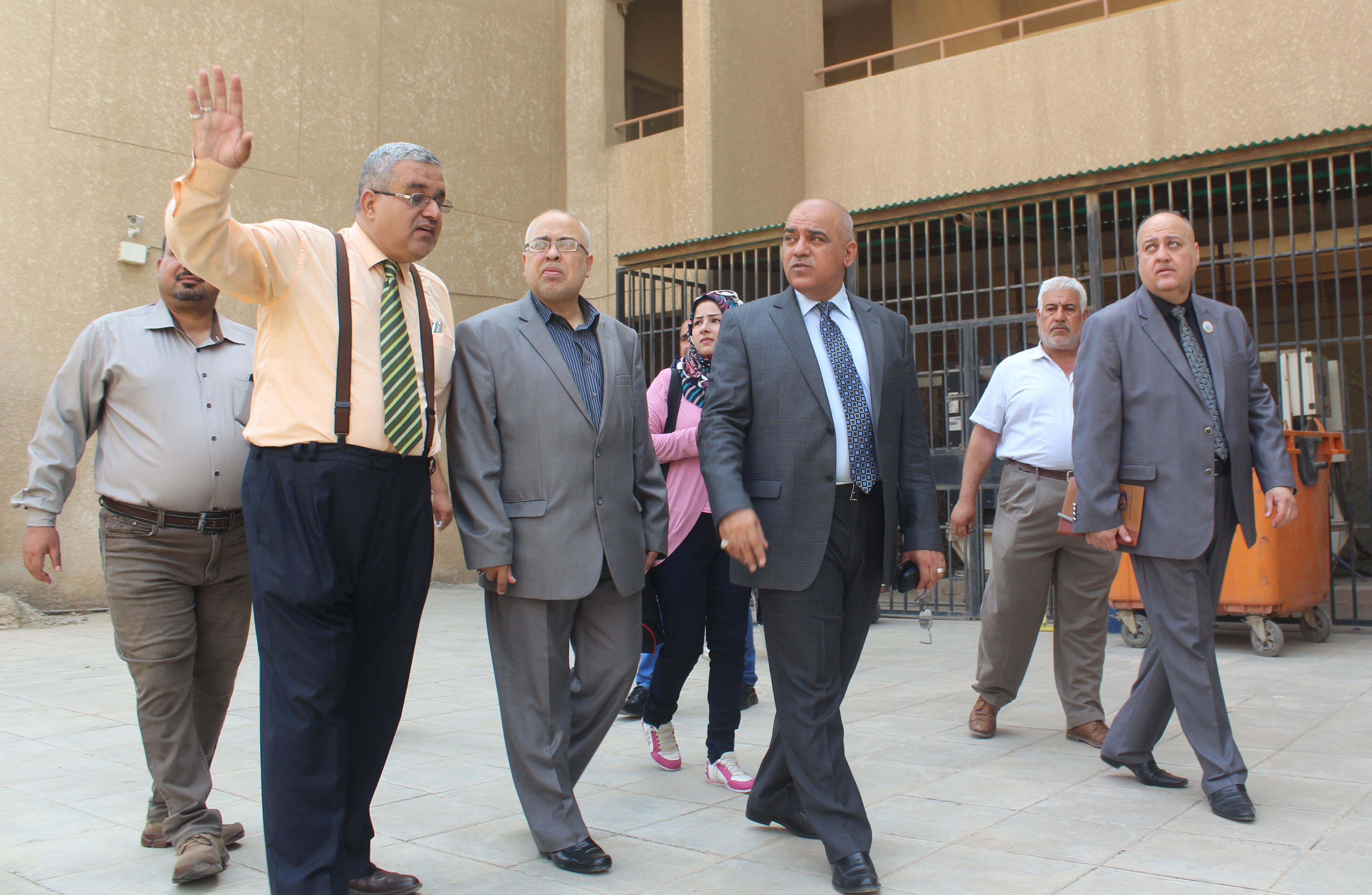 زيارة السيد رئيس الجامعة لكلية الطب / جامعة النهرين ... وحدة الاعلام 