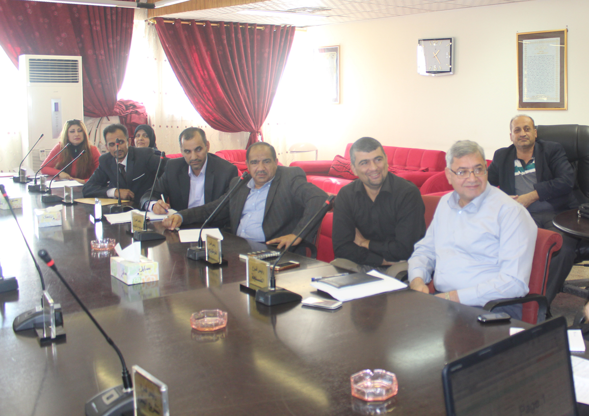 عقد اجتماع حول اهمية الاحصاء وقاعدة البيانات ... وحدة الاعلام 