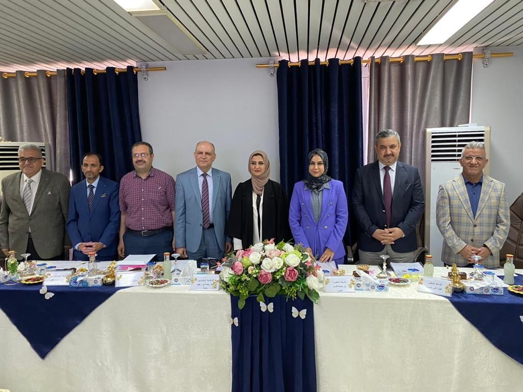 مناقشة اطروحة طالبة الدكتوراه (ميساء بناي زبيري)   