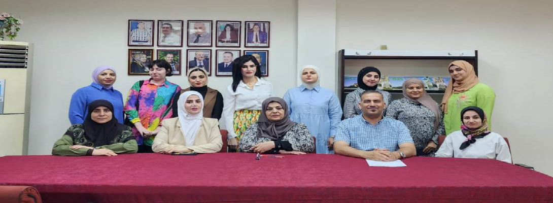 فرع التشريح البشري  في الكلية يقيم دورة تدريبة عن التقنيات النسيجية