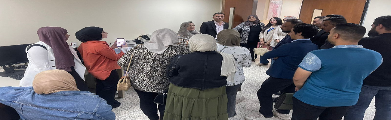 زيارة معهد الهندسة الوراثية لفرع التشريح البشري في الكلية 
