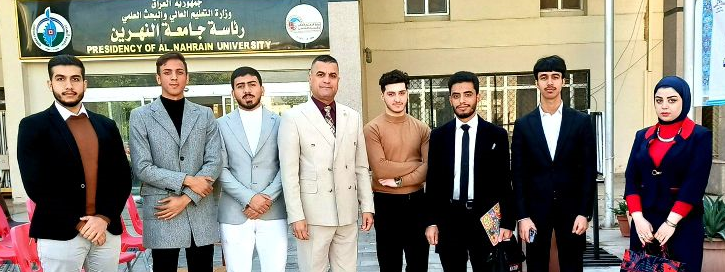 مشاركة كلية طب النهرين بمهرجان يوم اللغة العربية