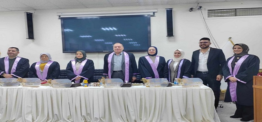 مناقشة طالبة الدكتوراة (رباب زاهر موسى)