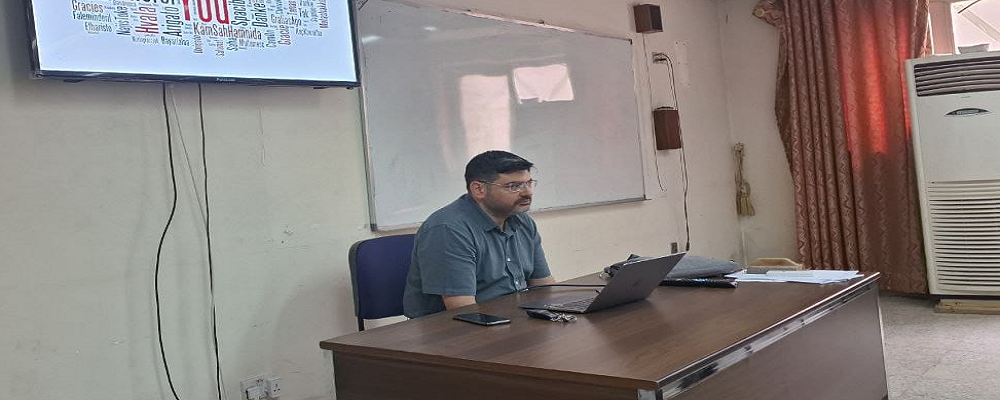 ندوه حضوريه عن التغذية الراجعه في التعليم الطبي