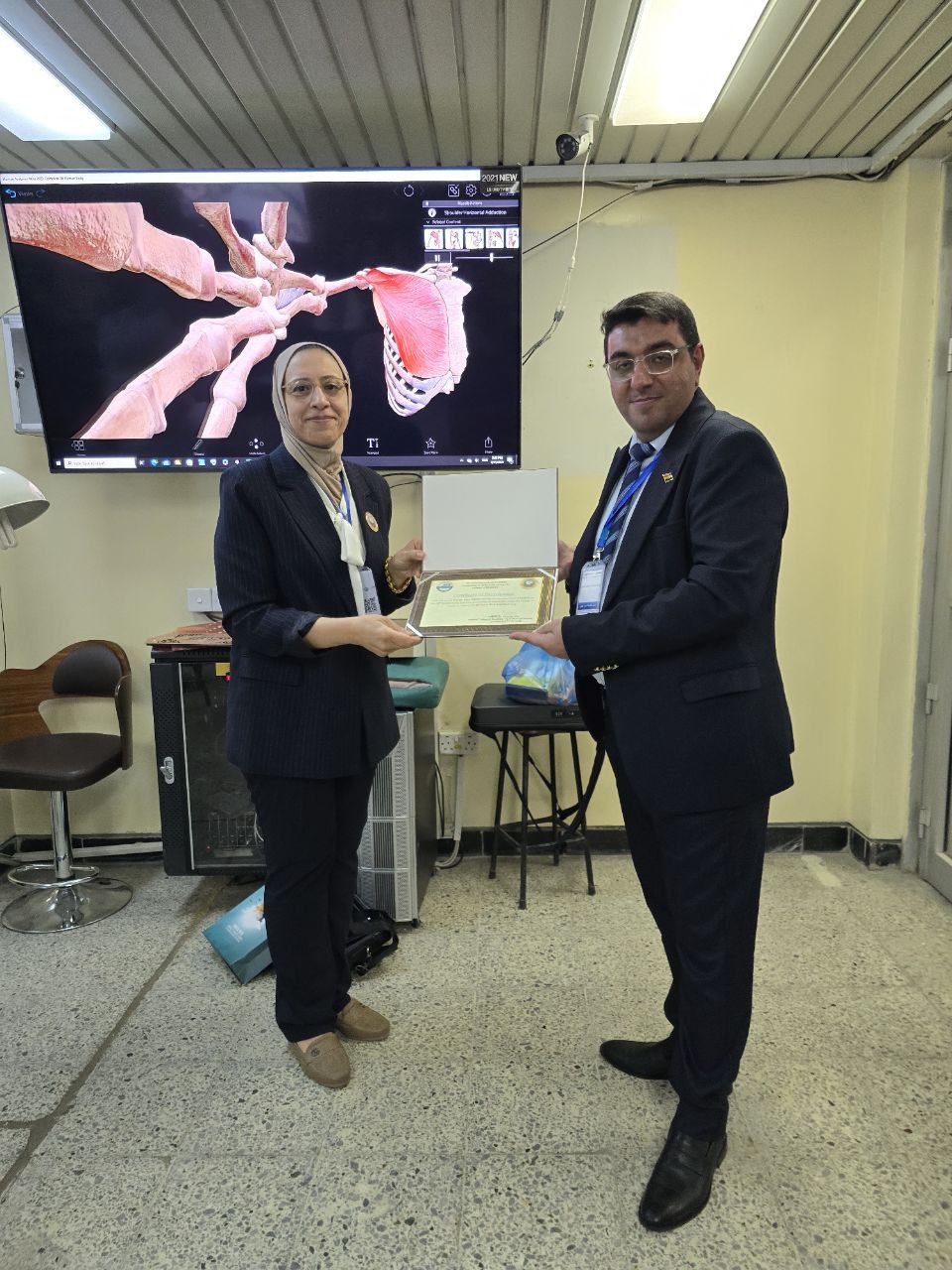 ورشة عمل في مؤتمر للأستاذ المساعد الدكتورة ايناس ثامر موسى 