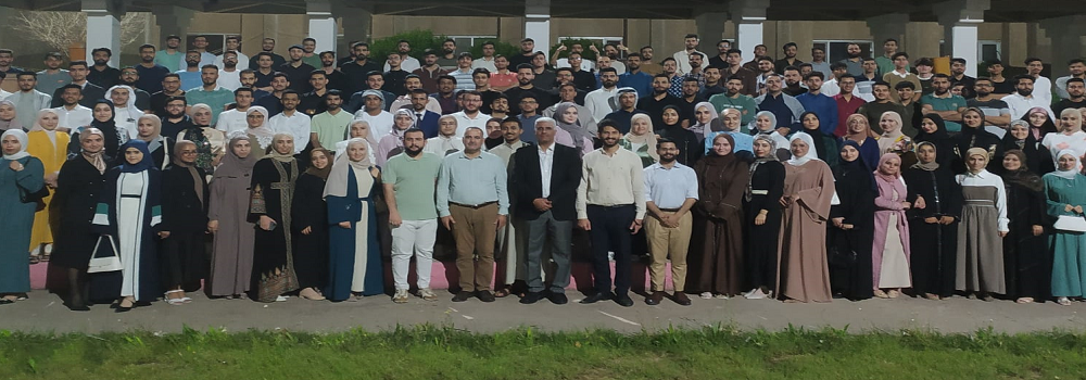 مأدبة افطار في كلية طب النهرين لطلبة الاقسام الداخلية 