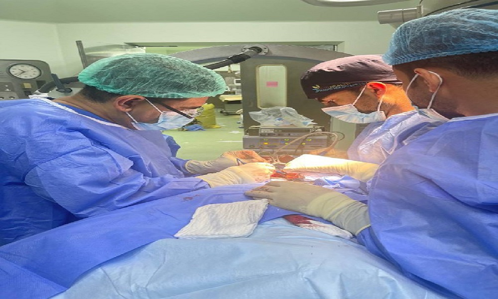 عملية تثبيت وتعديل الفقرات القطنيه للأستاذ الدكتور احسان صبحي نعمة