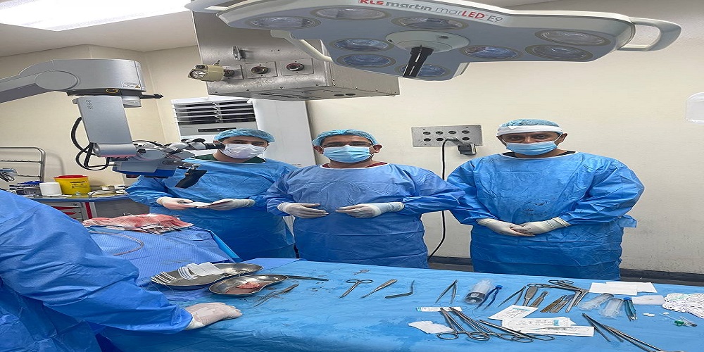 عملية رفع ورم خبيث من الدماغ