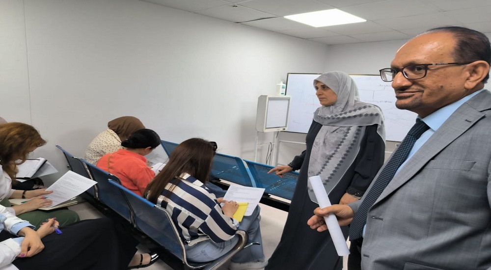 الامتحان التقويمي لطلبة البورد في مستشفى الاماميين الكاظميين (ع)