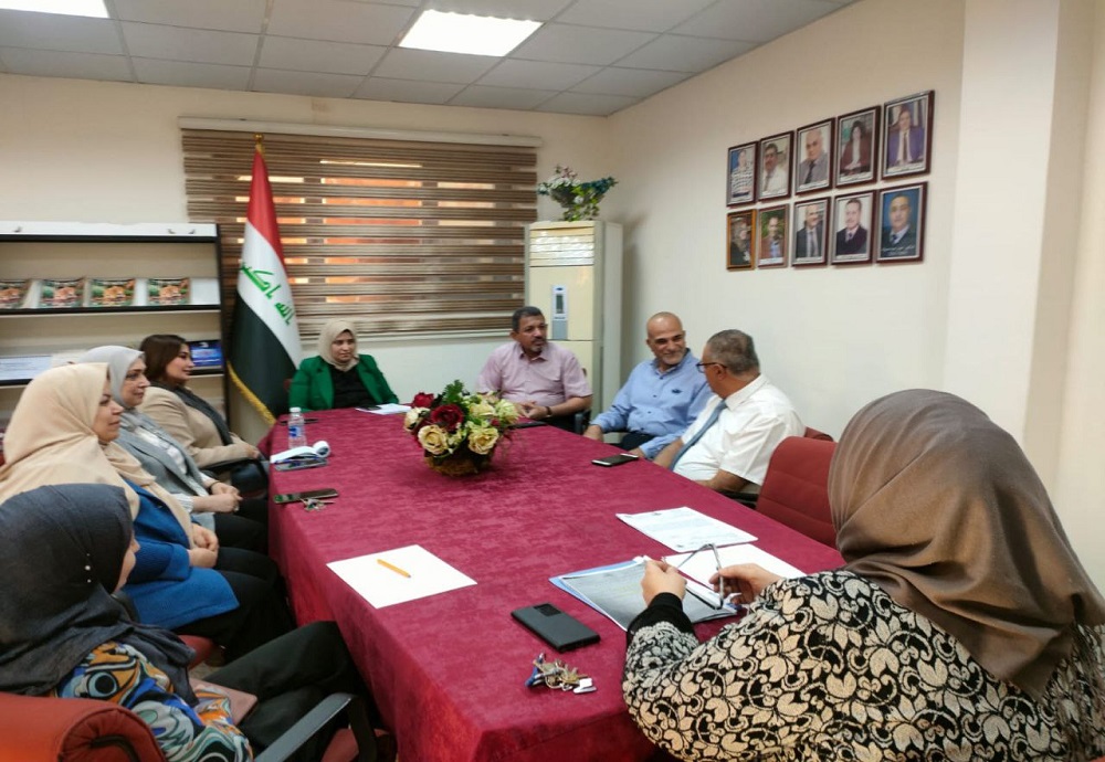 عقد اجتماع بخصوص تشكيل اللجان العلمية ولجان الدراسات العليا في فرع التشريح البشري