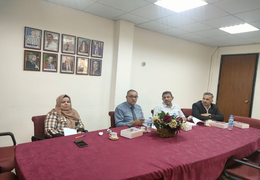 مناقشة اقرار بحث طالبة الدراسات دعاء سامي حسون في فرع التشريح البشري في كلية طب النهرين