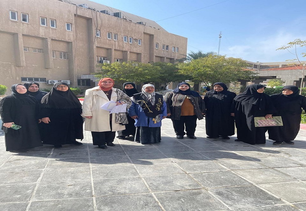 فرع علم الأدوية ينظم نشاطًا تطوعيًا للتوعية بمحو الأمية في كلية طب النهرين