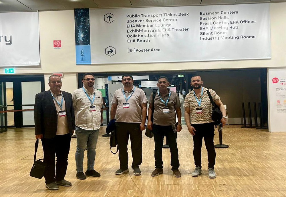 الدكتور وسيم فاضل التميمي يشارك في مؤتمر الجمعية الأوروبية لأمراض الدم في ميلانو